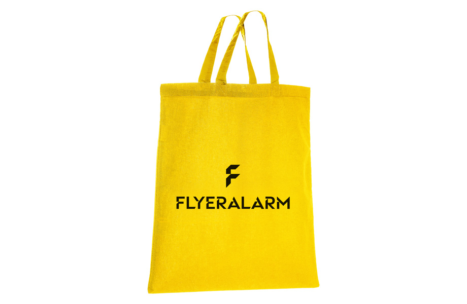 Basic cotton bag yellow