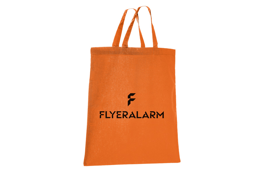 Basic cotton bag orange