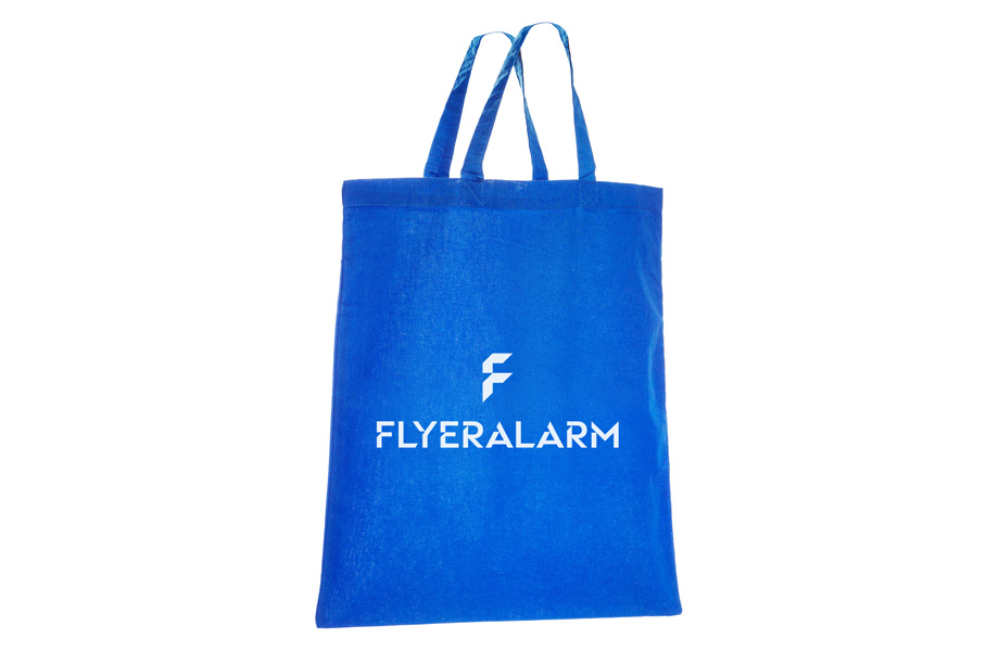 Basic cotton bag royal blue