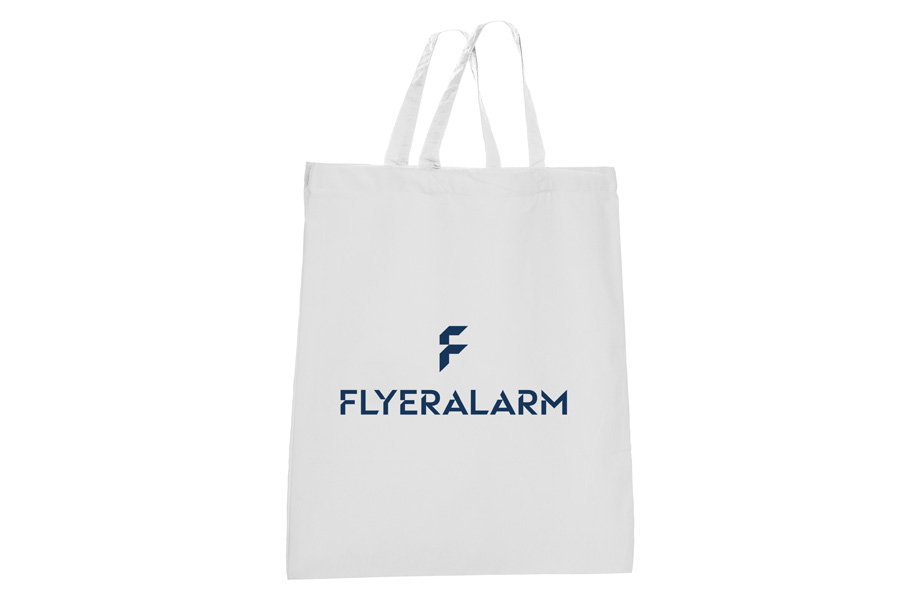 Basic cotton bag white