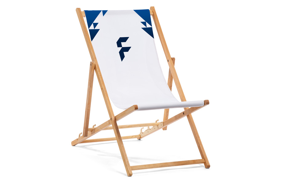 Basic deck chairs without armrest, mechanism and print