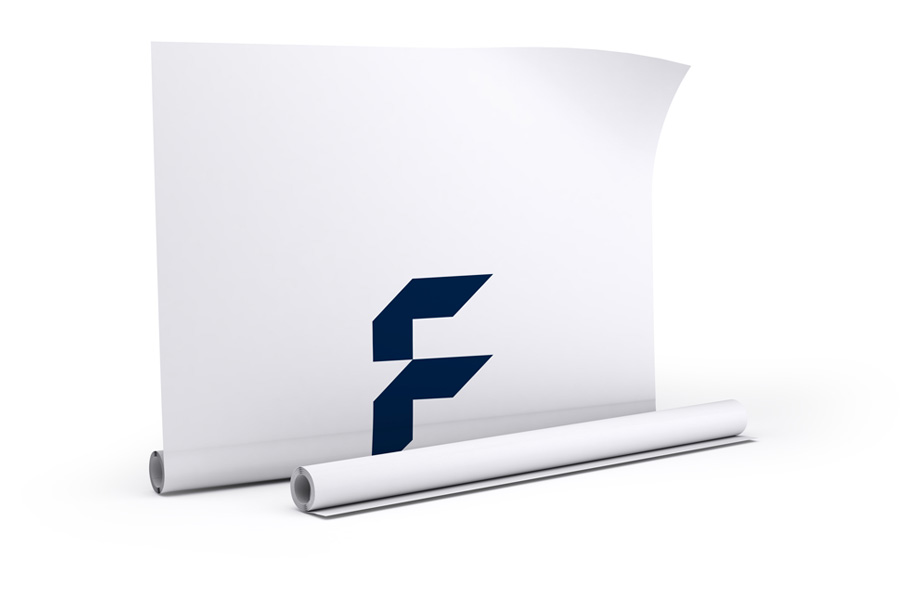 Black roller banners - print