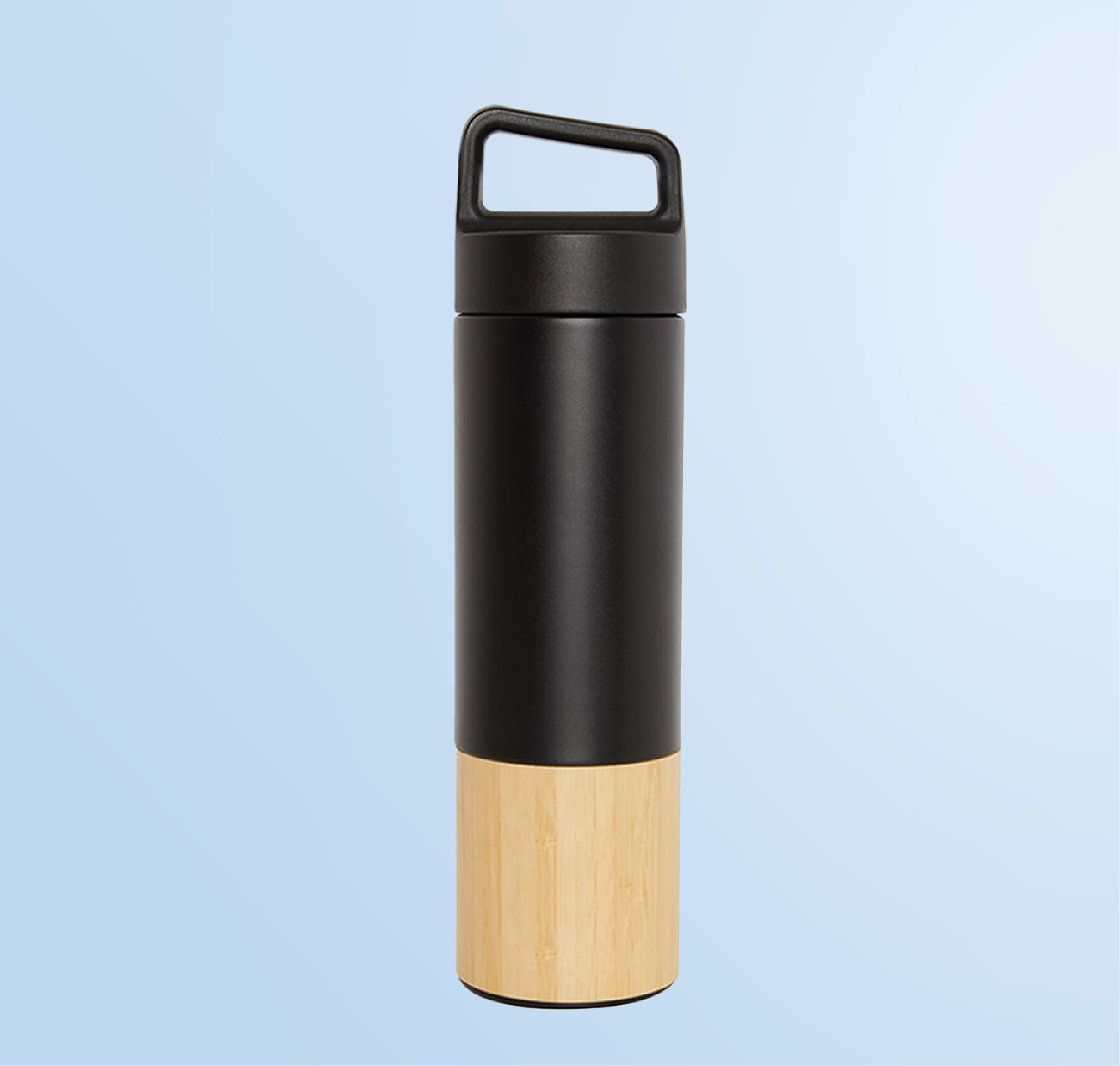 Bamboo Bottom Vacuum Bottle