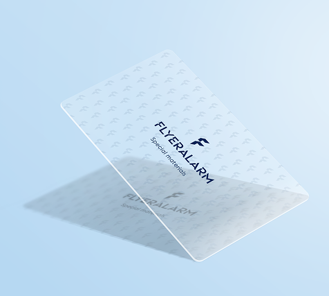 Business cards made from special materials