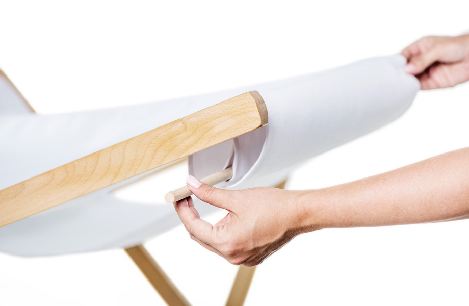 Deck chairs without armrest, mechanism and print - detail