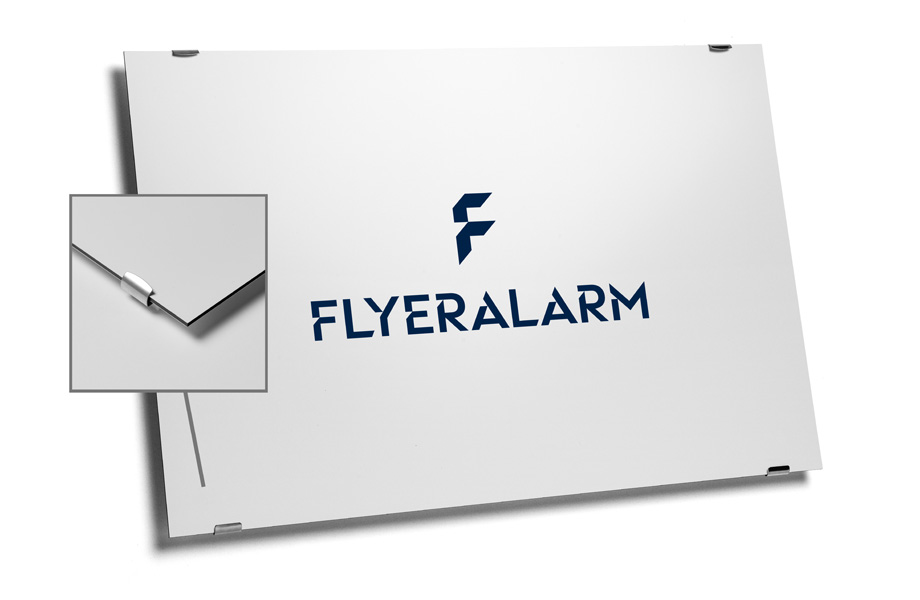 Example of a panel with panel clamps