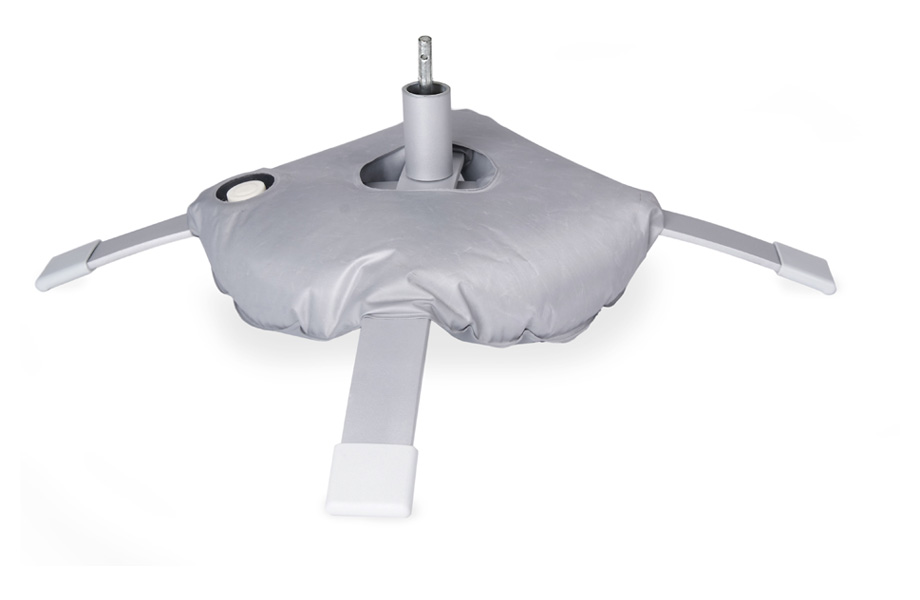 Mechanism with metak cross base and tube weight