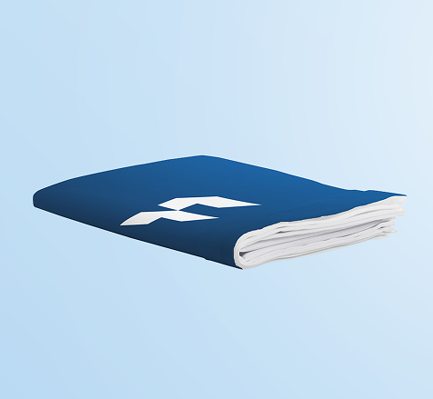 Teardrop flags, print only