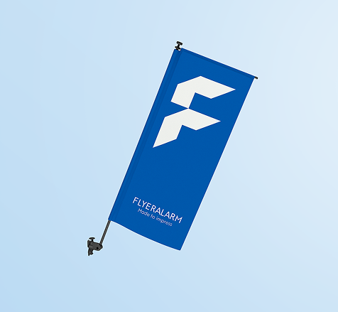 Indoor window flags, mechanism and print