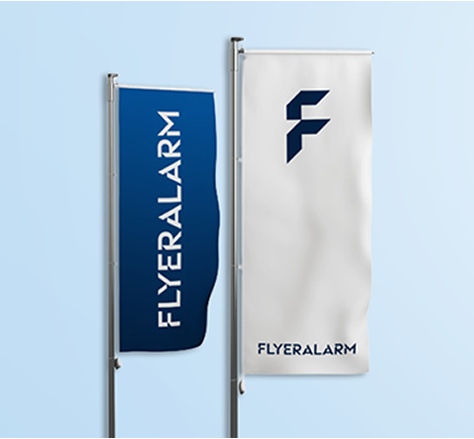 Hoisting flags for poles with banner arm