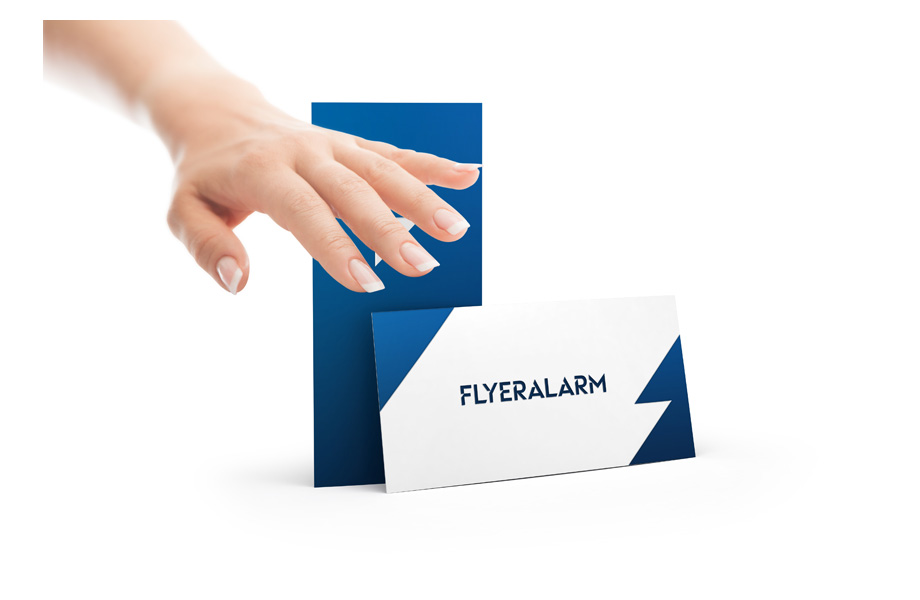 Flyers with finish, soft-touch with 3D varnish