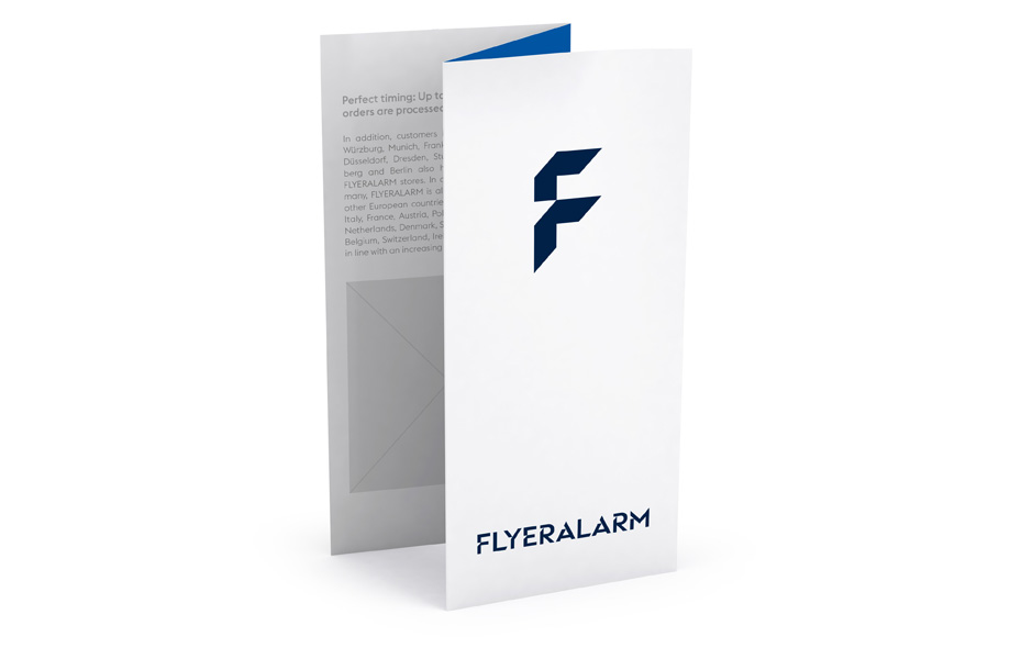 Folded leaflets, Z-fold