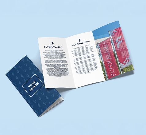 Folded leaflets, Z-fold