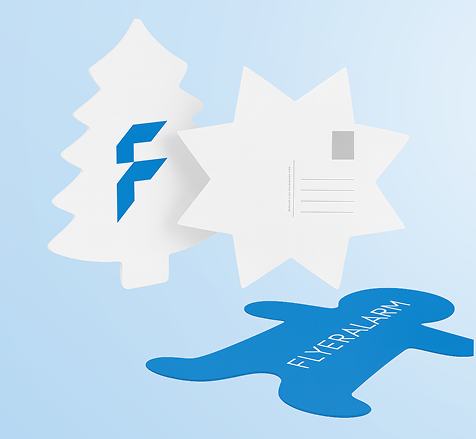 Postcards, special shapes