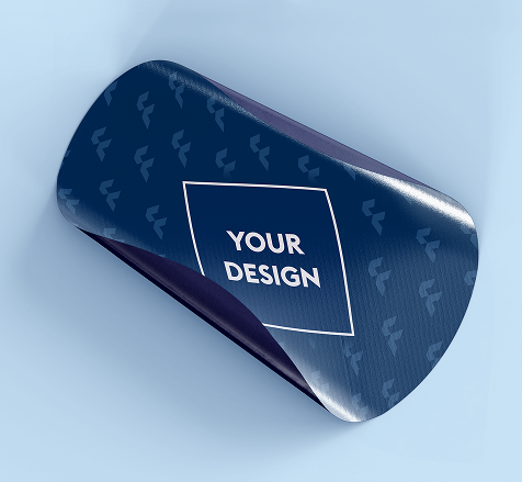 Stickers with double-sided print