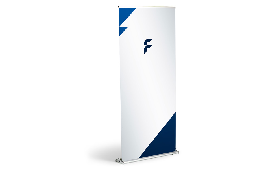 Premium roller banners, mechanism and prin
