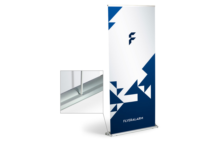 Premium roller banners, mechanism and prin