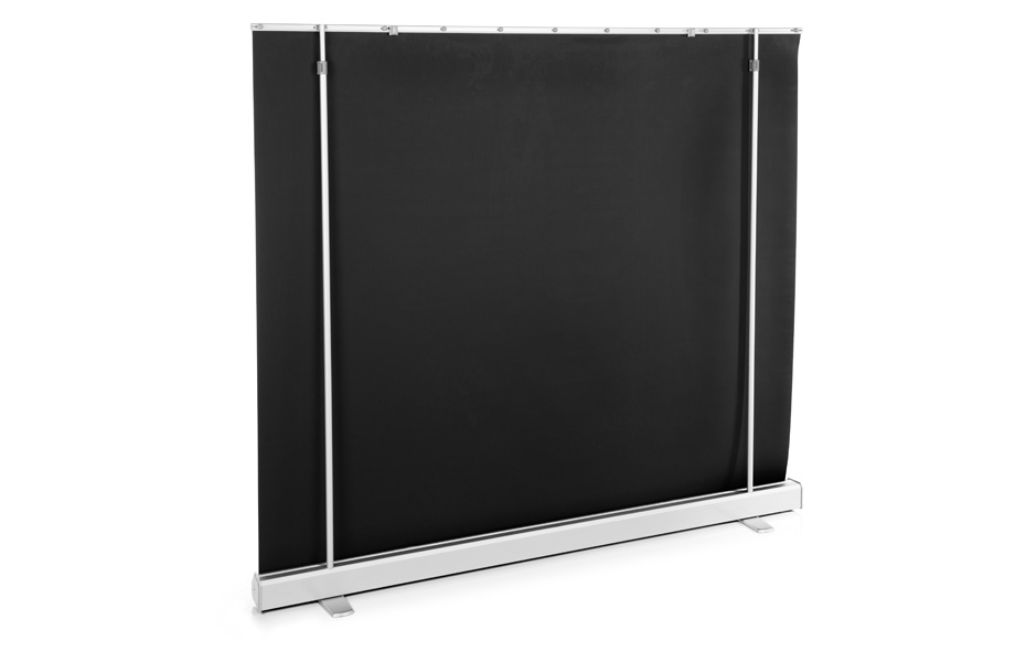 Roller banners XXL, mechanism and print, back