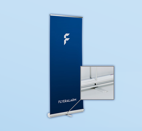 Standard roller banners, mechanism and print
