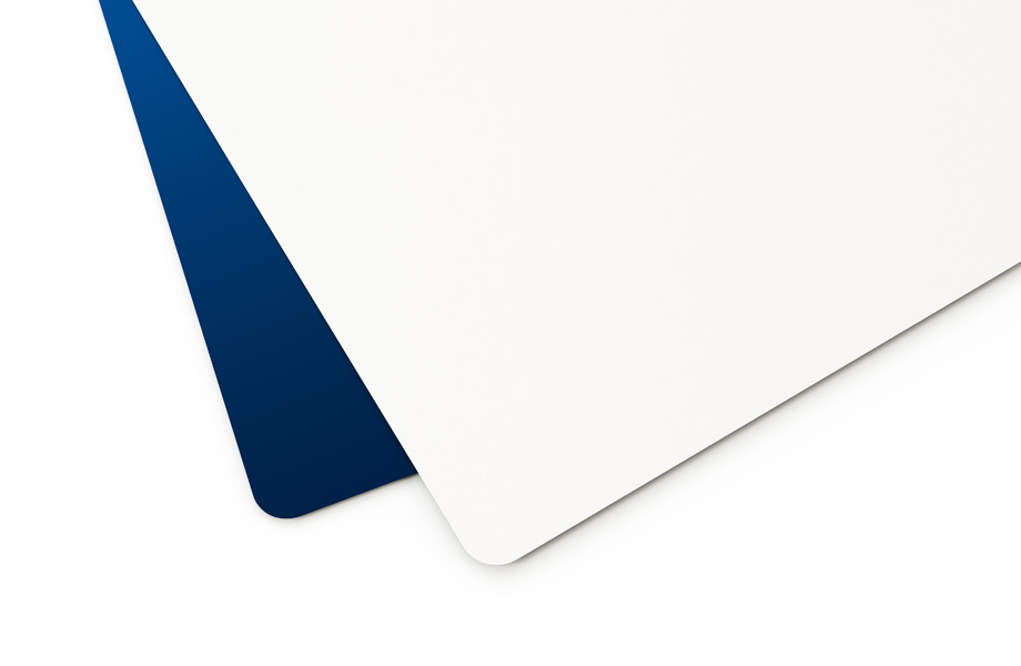 Standard letterheaded paper with rounded corners