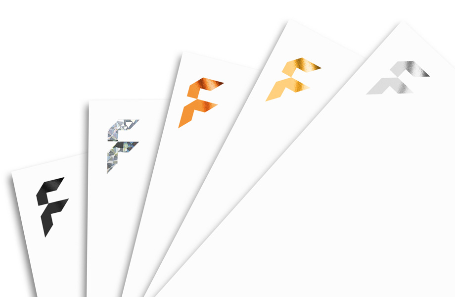 Standard letterheaded paper with rounded - finishes