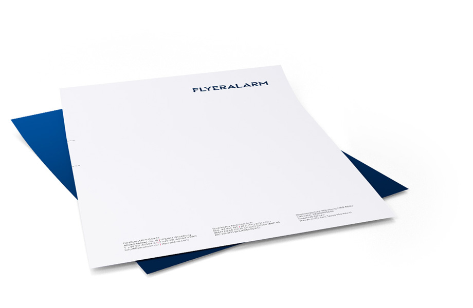 Standard letterheaded paper