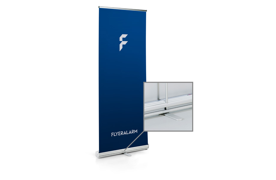 Standard roller banners, mechanism and print