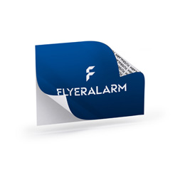 Stickers with double-sided print