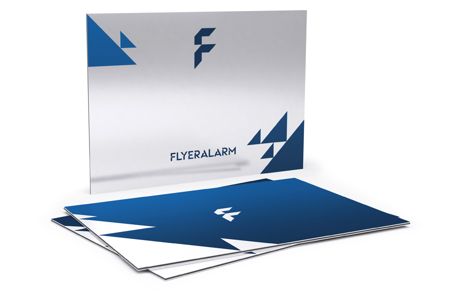 White aluminium panels